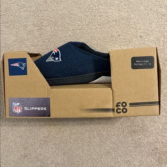 New England Patriots Memory Foam Slides - Picture 4 of 8